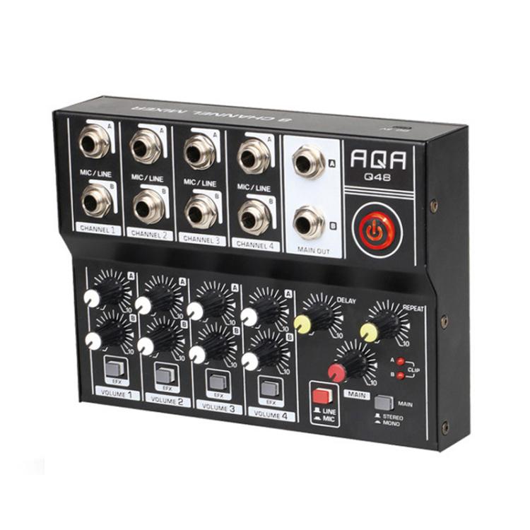 Mixer audio 8 canali con effetti digitali Q48