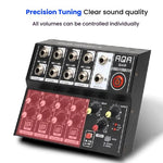 Mixer audio 8 canali con effetti digitali Q48