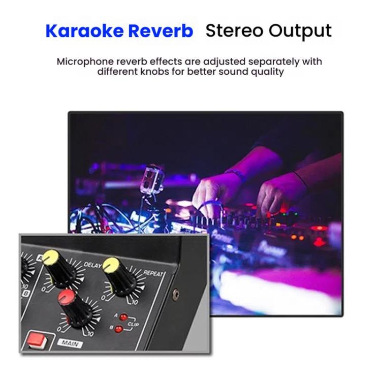 Mixer audio 8 canali con effetti digitali Q48