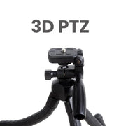 Treppiede YUNTENG 3280 con testa 3 vie e supporto telefono