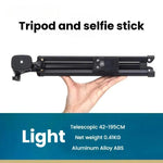 Treppiede Selfie Stick YUNTENG 1688L Bluetooth 16.5-77"