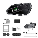 Interfono Bluetooth C6 IPX6 con LED e Microfoni Hard e Soft