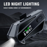 Interfono Bluetooth C6 IPX6 con LED e Microfoni Hard e Soft