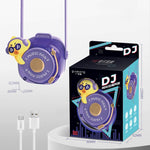 Ventilatore portatile USB ricaricabile con lanyard