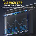 Oscilloscopio 3 in 1 con tester transistor e generatore 10MHz