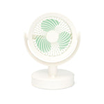 Ventilatore da tavolo portatile ricaricabile USB con luce opziona