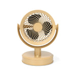 Ventilatore da tavolo portatile ricaricabile USB con luce opziona