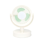 Desktop Fan Outdoor Student Office Portable Rechargeable USB Tabletop Small Fan, Without Light (White), Without Light (Khaki), With Light (White), With Light (Khaki)