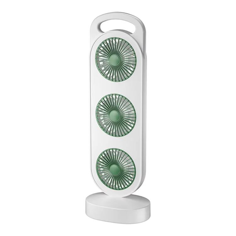 Ventilatore da tavolo portatile USB con tripla turbina