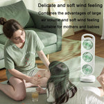 Ventilatore da tavolo portatile USB con tripla turbina