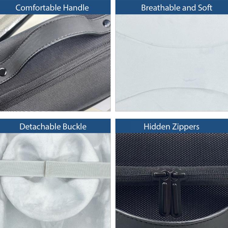 For Meta Quest 3 VR Glasses Storage Case EVA Anti-Pressure Hard Shell Storage Bag