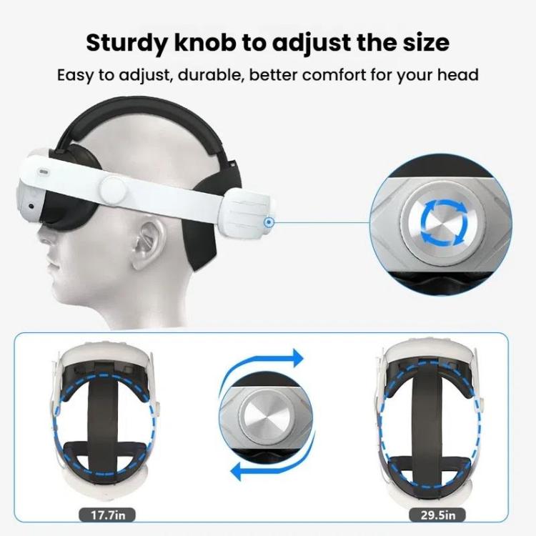 Fascia regolabile per Meta Quest 3 e 3S VR