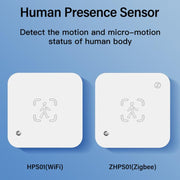 Human Presence Sensor Millimeter Wave Radar Detection Built-in Illuminance Sensor, Tuya WiFi Square, Tuya WiFi Round, Tuya Zigbee Square, Tuya Zigbee Round