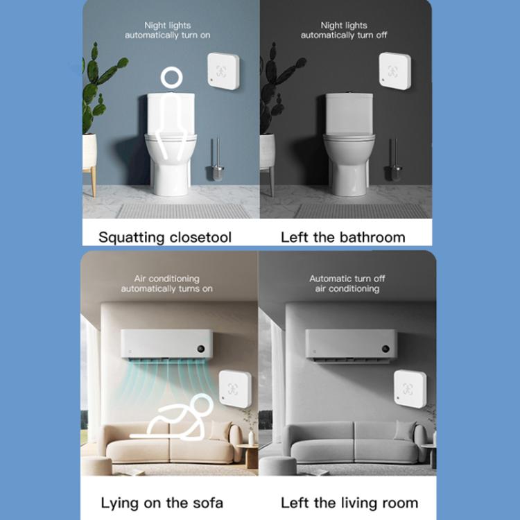 Human Presence Sensor Millimeter Wave Radar Detection Built-in Illuminance Sensor, Tuya WiFi Square, Tuya WiFi Round, Tuya Zigbee Square, Tuya Zigbee Round