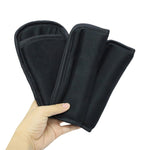 Protezione per la spalla della cintura di sicurezza del passeggino, Black Regular, Black Nylon Patch, Black Crotch Protector, Black Regular 3pcs /Set, Black Nylon 3pcs /Set