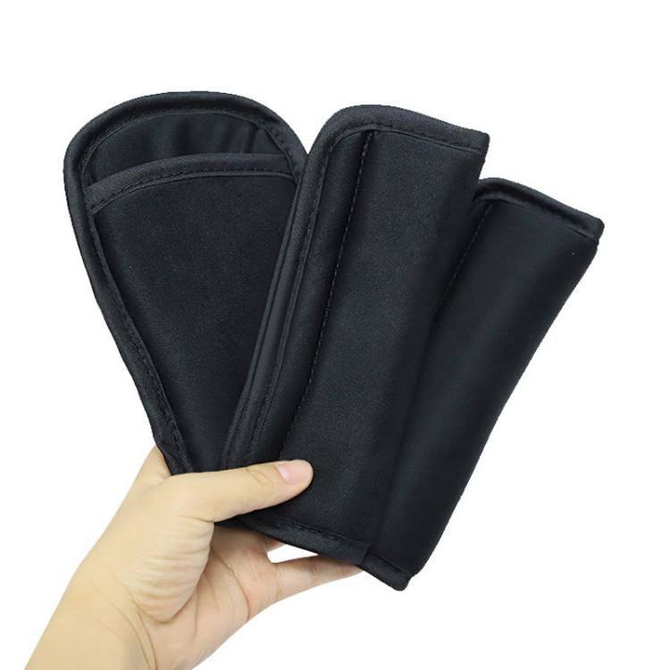 Protezione per la spalla della cintura di sicurezza del passeggino, Black Regular, Black Nylon Patch, Black Crotch Protector, Black Regular 3pcs /Set, Black Nylon 3pcs /Set