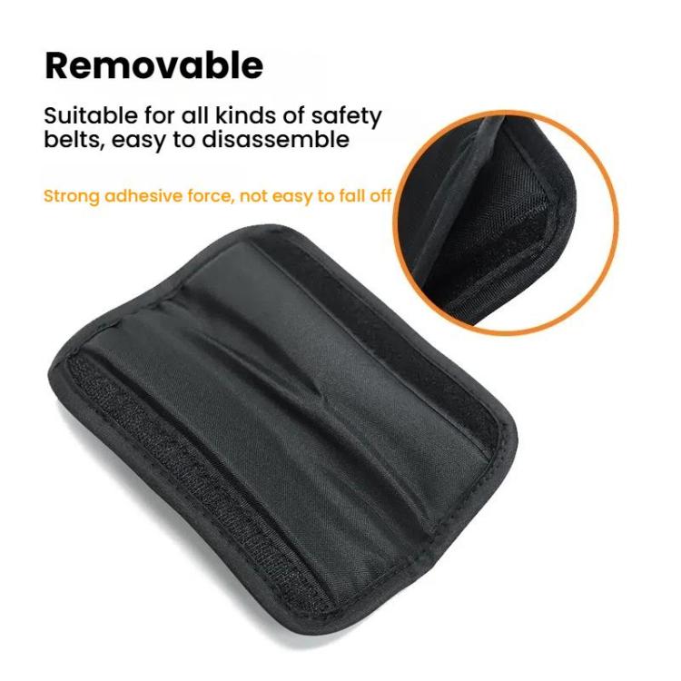 Protezione per la spalla della cintura di sicurezza del passeggino, Black Regular, Black Nylon Patch, Black Crotch Protector, Black Regular 3pcs /Set, Black Nylon 3pcs /Set