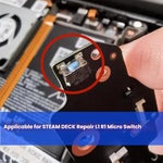 Per Steam Deck 10 tasti dorsali L1 R1 Microinterruttore, L1 R1 Microswitch