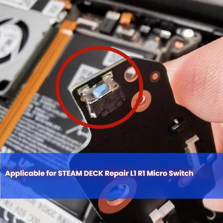 Per Steam Deck 10 tasti dorsali L1 R1 Microinterruttore, L1 R1 Microswitch