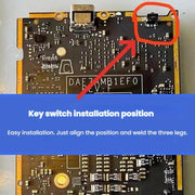 Per Steam Deck, 10 tasti di accensione/spegnimento, pulsanti di alimentazione, interruttori a pressione, Power Buttons