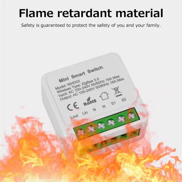 Interruttore smart Zigbee 16A compatibile Tuya e eWeLink