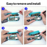Set da 3 pezzi per la riparazione dei pulsanti Joy-Con di Nintendo Switch, cavo flessibile per pulsanti del gamepad.
