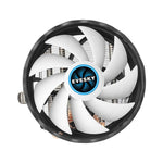EVESKY  12cm RGB LED CPU Cooler with Dual Copper Heat Pipes Quiet Fan for Desktop Computers, 300