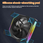 4RS 12cm Computer  Case Fan with Infinity Mirror ARGB Thermal Control & Ultra Quiet Cooling