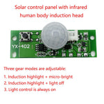 Scheda controllo luce solare con sensore PIR 3.7V