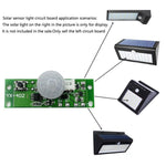 Scheda controllo luce solare con sensore PIR 3.7V