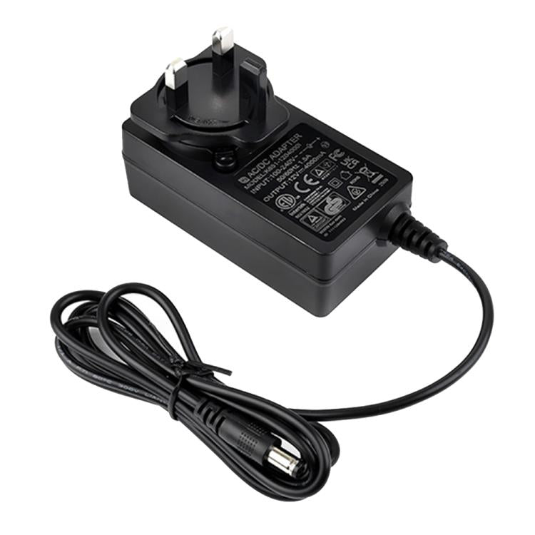 Alimentatore Waveshare 12V 4A con cavo 1,2m e jack DC