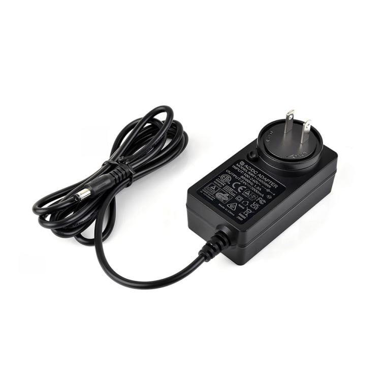 Alimentatore 24V 2A con cavo 1,2m e spina EU/UK/US