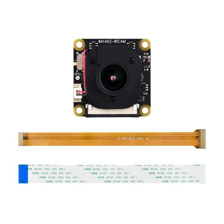 Waveshare For Raspberry Pi Series Boards IMX462 2MP Fixed-Focus IR-CUT Starlight Camera, 30450