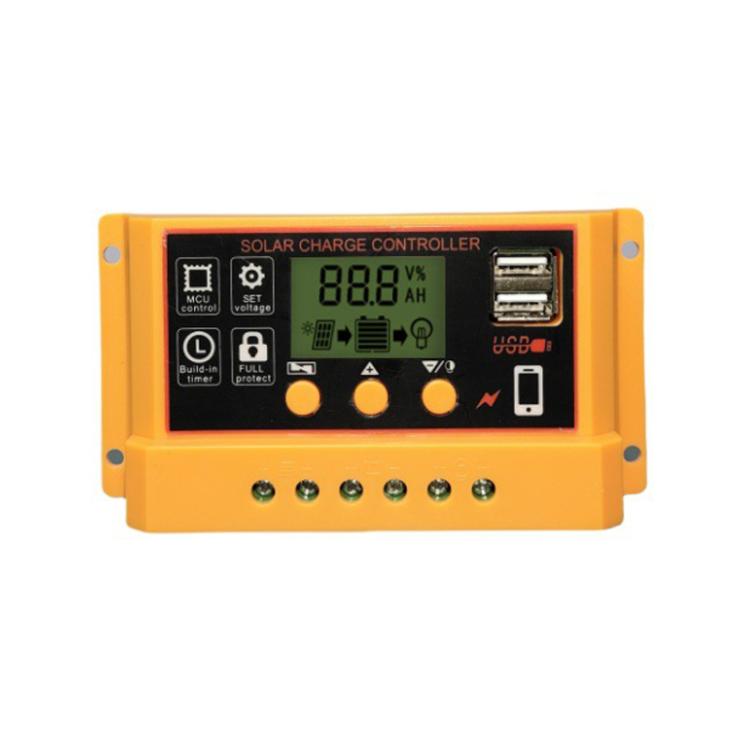 Controller di carica solare 12V/24V con display LCD 10A-30A