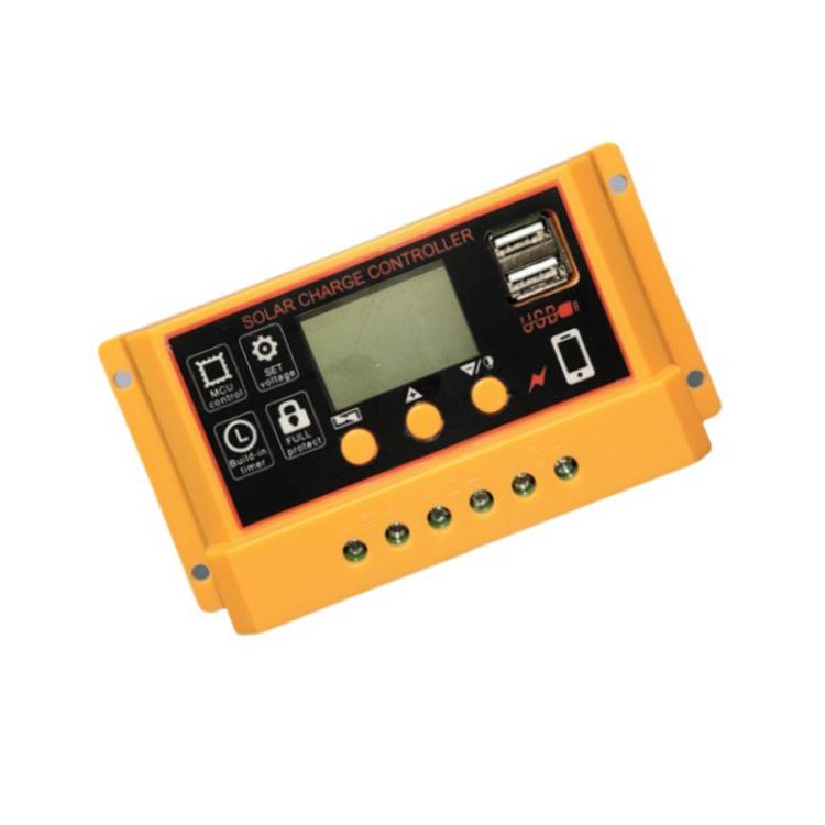 Controller di carica solare 12V/24V con display LCD 10A-30A