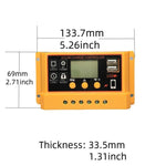 Controller di carica solare 12V/24V con display LCD 10A-30A