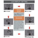 Controller di carica solare 12V/24V con display LCD 10A-30A