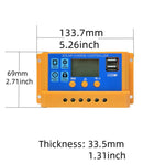 Controller di carica solare 12V 24V 10A 20A 30A