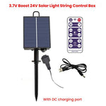 Centralina controllo luci stringa solare 3.7V boost 24V