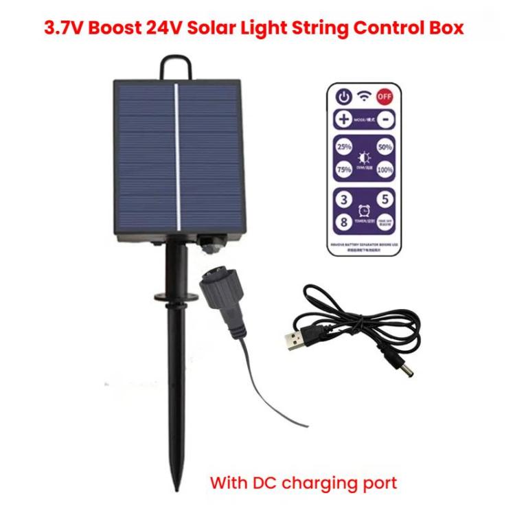 Centralina controllo luci stringa solare 3.7V boost 24V