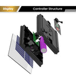Centralina controllo luci stringa solare 3.7V boost 24V