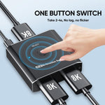 PWAY S6203H 8K 60Hz 2 In 1 Out HDMI-Compatible Two-Way Switcher