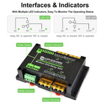Modulo relè 4 canali RS485 alta corrente Modbus RTU