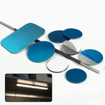 Adesivo lamiera ferro per supporto magnetico 35x45mm