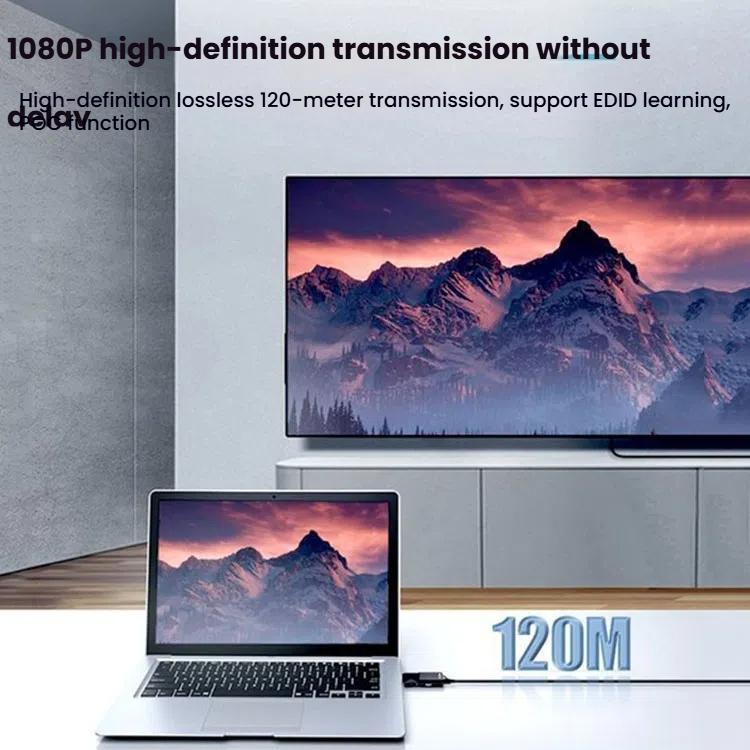 Extender HDMI 120m 1080P compatibile HDMI 1.3 HDCP 1.2