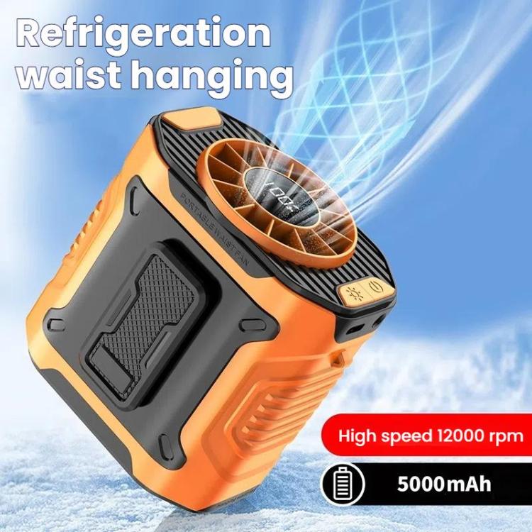 Ventilatore portatile da cintura 100 velocità 5000mAh