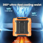 Ventilatore portatile da cintura 100 velocità 5000mAh