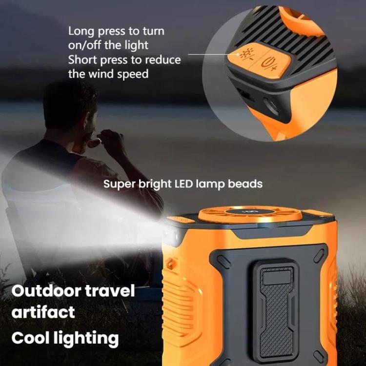Ventilatore portatile da cintura 100 velocità 5000mAh