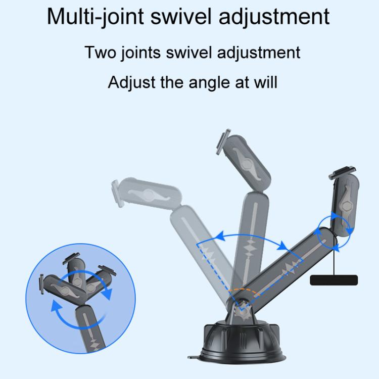 Portabicchieri multifunzionale per auto, con ventosa di grandi dimensioni, supporto per bevande., Long Rod Gray, Long Rod Green, Short Rod Gray, Short Rod Green