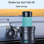 Portabicchieri multifunzionale per auto, con ventosa di grandi dimensioni, supporto per bevande., Long Rod Gray, Long Rod Green, Short Rod Gray, Short Rod Green